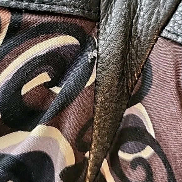 Brighton Large Black Leather Hobo Shoulder Bag Purse 18x12x8" - Picture 9 of 9